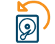 Graphic of an open hard drive